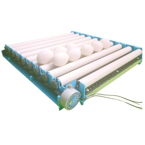 Image of Hatchpro ABS Plastic 90 Electric Eggs Turning Tray Automatic For Egg Incubator With Motor | Egg Turner Tray, Multicolor