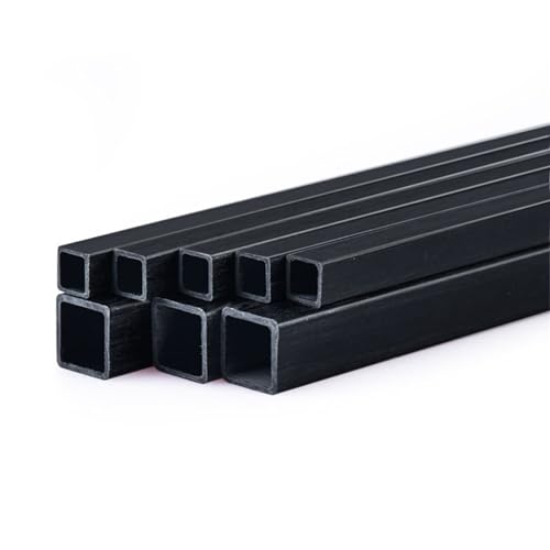 2pcs/Lot Carbon Fiber Square Tube Length 500mm Outer Diameter 3mm 4mm 5mm 6mm 10mm Carbon Square Tube 3K Carbon Fiber Square(10x10x8.5x500mm)