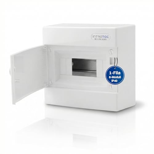 MASSIMA SICUREZZA & CONFORMITÀ NORMATIVA : Sottodistribuzione da esterno con grado di protezione IP40, priva di alogeni, testata secondo IEC 60670 e conforme RoHS – protegge utenti, impianto ed edificio in modo affidabile.