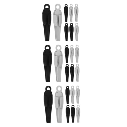 Alipis 3 Juegos Organizador De Alambre Clips para Cables Gestión De Cables Recogedor De Cables Bridas De Silicona Soporte para Cable De Electrodoméstico Gel De Sílice 8 Uds * 3