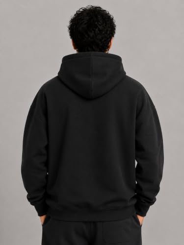 Image of Half Zipper Solid Hoodie for Men | Sweatshirt for Men