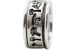 Mushroom Rings: Personalized Spinners for Tranquility and Style