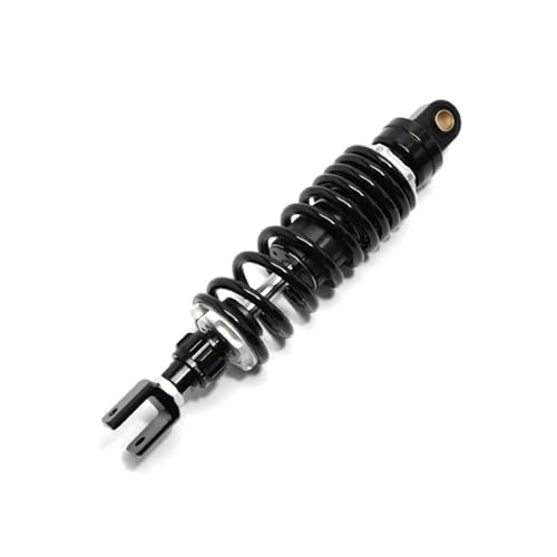Amortisseur arrière réglable 320mm de moto suspension noire et jaune