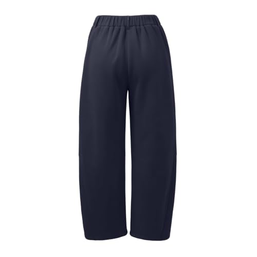 Elneeya Womens Barrel Sweatpants Loose High Waisted Casual Office Pants - image 6