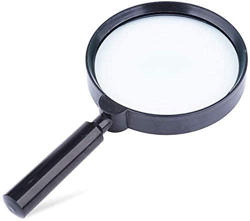 Loupe de lecture CRODY grossissement 5x avec lentille de haute précision pour malvoyants