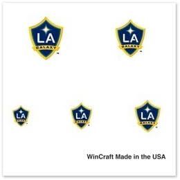 Los Angeles Galaxy Official MLS 1" Fingernail Tattoo Set