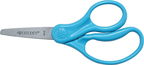 Westcott Scissors For Kids, 5’’ Pointed Safety Scissors, Assorted, 2 Pack (13132) #TOP2