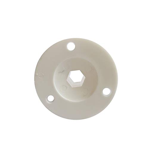 XLBH Sprzęt morski 2 szt. łódź morska 70 mm biały nylon mocowanie mocowanie podstawa anteny formowane wtryskowo sporty wodne