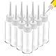 10 Stück Squeeze Flasche,Transparent Liquid Flaschen,Mehrzweck Plastikflaschen Zum Befüllen,Tropfflasche für Flüssigkeiten,Kleber,Sojasauce,Speisewürze,Kochen,Soßen(50ml)