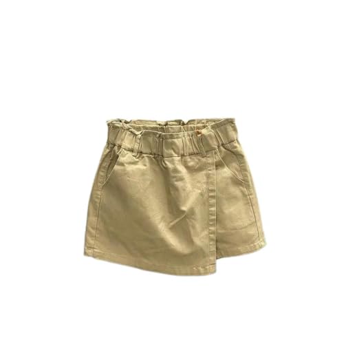 Faldas de verano elásticas estilo pantalón con vuelo asimétrico