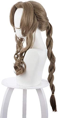 27 Inch Brown Long Curly Cosplay Wig Hair for Women Halloween Party - Image 4