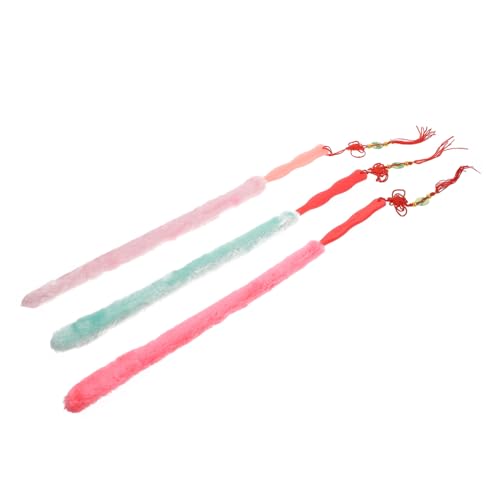 Totority 3pcs Guzheng Cleaning Brush Kit Hair Delicate Cleaning Brush for Musical Instruments Portable