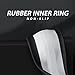 Yangday Leather Steering Wheel Cover for Toyota Tacoma 4Runner Tundra, 15.5-16 inches Car Steering Wheel Cover with Anti-Slip Massage Particle (Black)