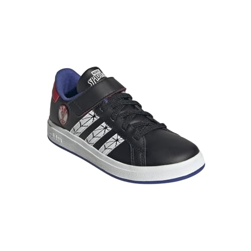 adidas Unisex-Child Marvel Spider-Man Grand Court Sportswear Shoes (Little Kid/Big Kid)2