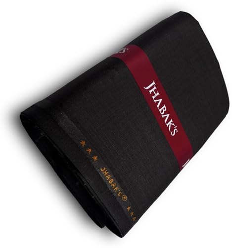 Image of JHABAK'S Unstitched Viscose Rayon Trouser Fabric for Men - Length: 1.30 m /Width: 58 inches