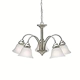 Kichler 2093NI Wynberg Chandelier 5-Light, Brushed Nickel