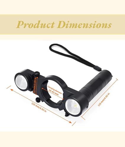 Image of Spray Gun Lighting System, Light Universal Automotive Spray Gun Fill Light with 3 Brightness, Memory Function, White Warm Light, Spraying Auxiliary Rechargeable Light for Home and
