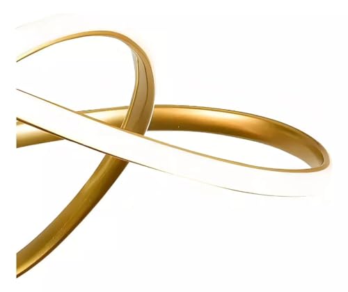 Lustre Pendente LP-02D Dourado Designer Moderno - Nitrolux