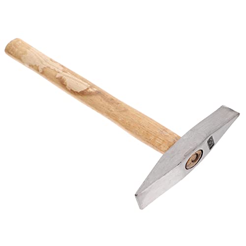 1 Pc Martillo Para Soldar Con Mango De Madera Astillado Paneles De Yeso Herramienta Creciente Fuerza Arrastrar Cable Perforar Soldadura Con Martillo Picador Acero Black OSALADI