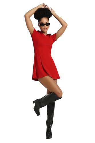 Image of Forever 21 Women Solid A line Mini Dress