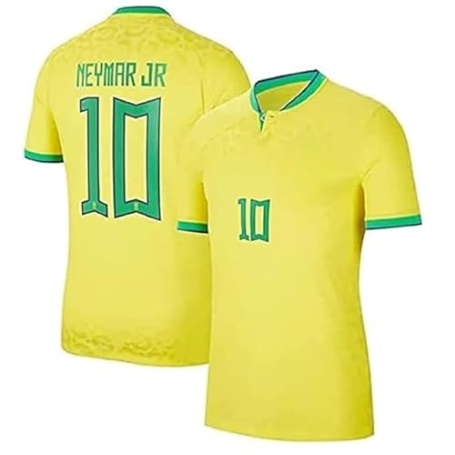 Naimaar 10 Brazill Football Team World Cup Jersey Tshirt 2022/2023 (Kids,Boys,Men)