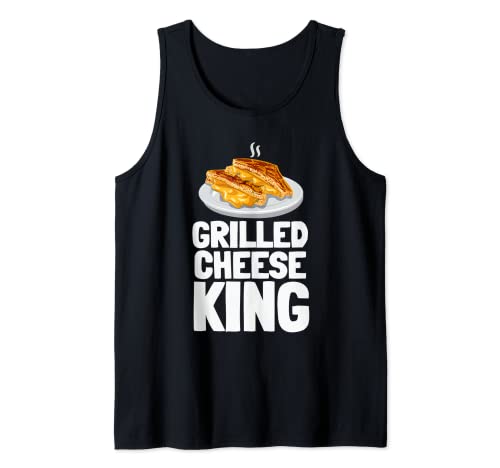 Hoagie Sub Artist And Sandwich Maker - Queso a la parrilla King Camiseta sin Mangas