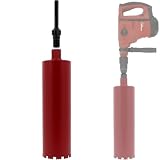 Corona diamantata Ø 127 mm con adattatore per trapano e perforatore SDS-max