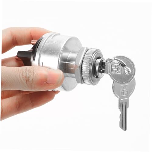 Interruptor de encendido con llave para tractor coche y remolque kit de repuesto eléctrico Ciieeo 6