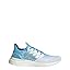 Footwear White/Silver Metallic/Signal Cyan
