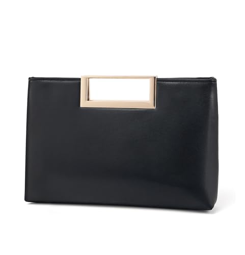 Image of Women's Woven Evening Bag Casual Leather Shoulder Handbag Fashion Clutch Purse