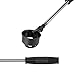 Eowpower Telescopic Golf Ball Retriever, Pick Up Automatic Locking Scoop, 16.5-80 inches Retracted Length