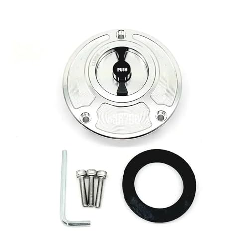 Bouchon de réservoir carburant sans clé pour moto XSR700 2016 en aluminium noir