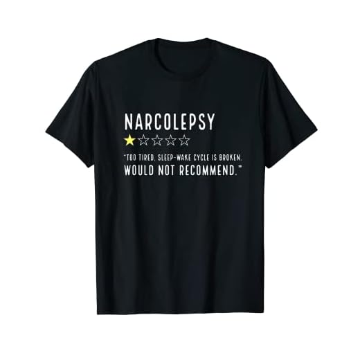 Narcolepsy Shirt, Rating Not Recommend, Narcolepsy Gifts T-Shirt
