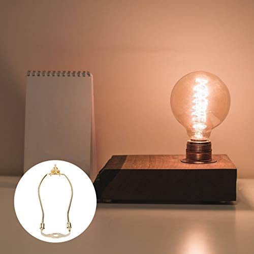 PIXNOR Lâmpada Titular Harpa 6 Polegadas Chifre Quadro Suporte Abajur de Metal para Serviço de Mesa