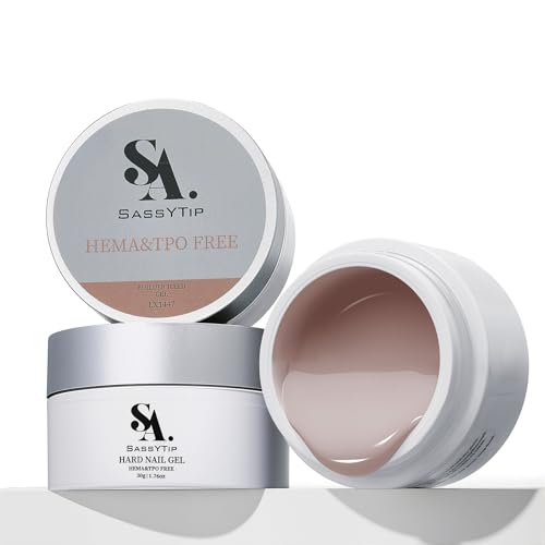 SASSYTIP HEMA TPO Free Builder Hard Gel, 30g Salon Strength,