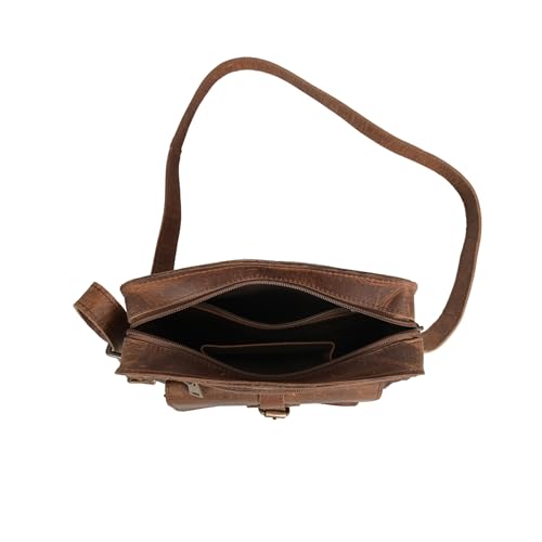 Image of Genuine Leather Sling Bag for Men, Stylish and Spacious Side Bag for Men, Crossbody Bag for Men Daily Use