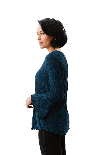 Image of SNO SKINS Dream Catcher Long Sleeve Top with Lettuce Edge