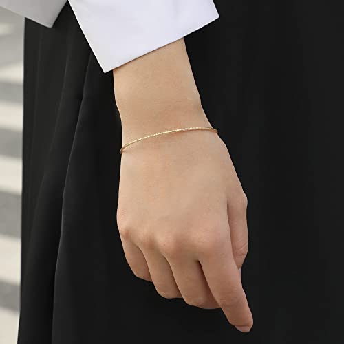 CHOW SANG SANG 18K Yellow Solid Gold Minimalist Simple Bangle for Women 92817K | 7 (Wrist Size:14.5-15.5 CM)2