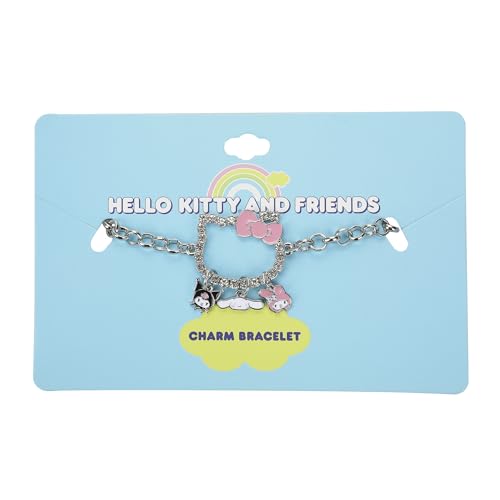 Hello Kitty Character Shape Bracelet With Three Character Charms3
