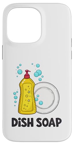 食器用洗剤と泡が特徴の楽しいデザイン スマホケース iPhone 14 Pro Max 用