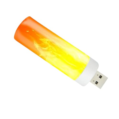 Luce A Effetto Fiamma LED – Lampadina A Fiamma LED Ricaricabile tramite USB | Luci Intelligenti Del Camino A Luce Della Fiamma LED Per La Decorazione Del Bar Del Partito Della Salla, Lanterna Simile A