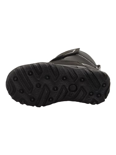 Boy's Modern Snow Boot, Schwarz Hellgrau 0000, 0 UK Wide4