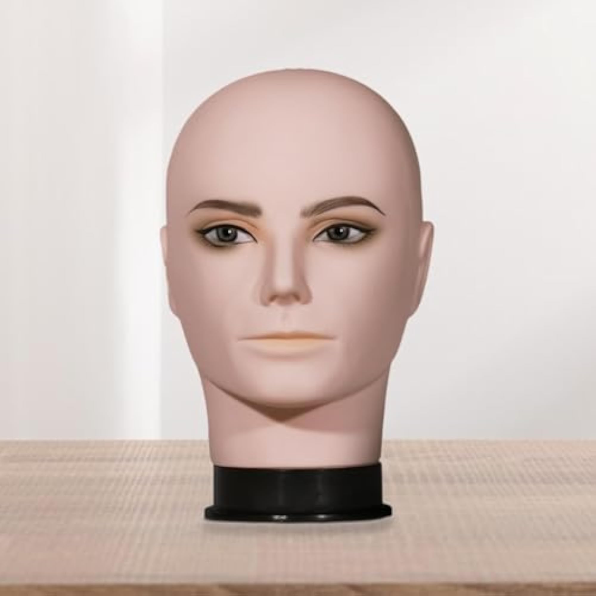 Male Bald Mannequin Head for Hairdressing Training