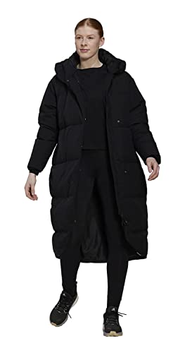adidas Women's Big Baffle Down Coat, Black2