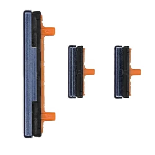 Juego de botones laterales de repuesto para Samsung Galaxy S9 y S9 Plus, botón de encendido y botones de volumen (azul)