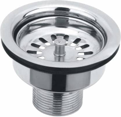 Image of EVANEX Kitchen Sink 24x18x10 Inch Hydraulic Sink Single Bowl 304 Stainless Steel Sinks for Kitchen Basin | Glossy Finish Indian Kitchen Sink Including Coupling, Waste Pipe | Kitchen Sinks