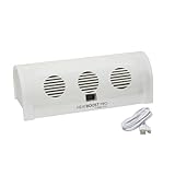 Coopers of Stortford - Heatboost Pro Radiator Fan with Rechargeable Battery & USB Lead – Energy-Saving Heat Circulator - Lightweight & Compact Heat Booster - Increase Heating Efficiency & Save Energy