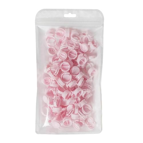 Idezek Godets de colle pour extensions de cils, anneau de colle pour extensions de cils | Porte-colle pour extensions de cils Ensemble de 60 porte-colles pour cils - Plateau porte-colle pour cils,