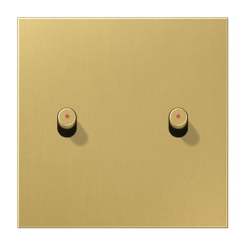 Placa 1x2 pal. LED cilindro JUNG para salones clásicos 2