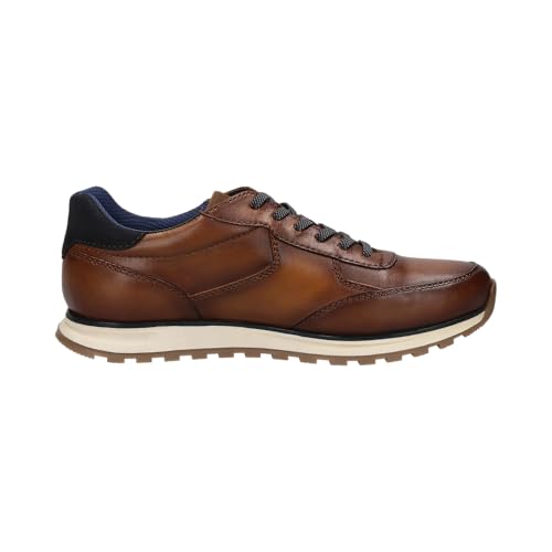 bugatti Men's Business Casual Formal Shoes Lace Up, Cognac 6300, 9 AU4